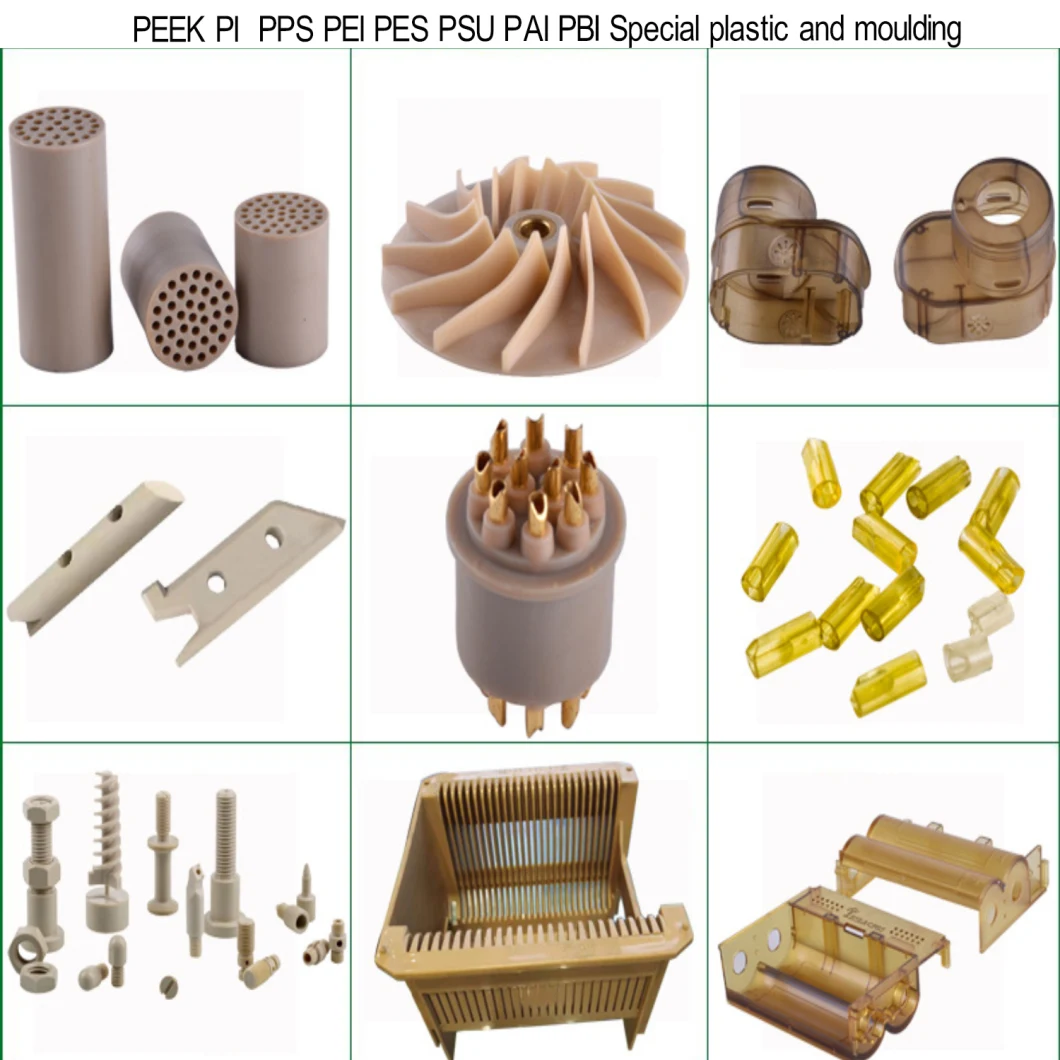 High Thermal Deformation temperature Plastic Product PFA Pei PPSU Pes Injection Mould and Molding